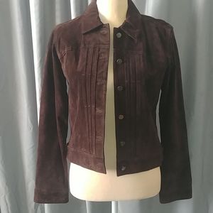 Mossimo Genuine Leather Suede Jacket